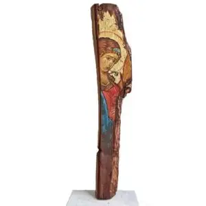 Hagiography on an Old Wood