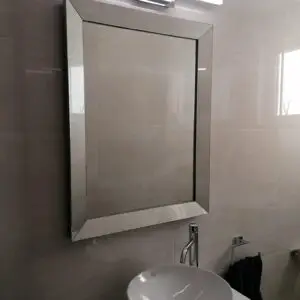 Rectangle mirror with 7cm mirror frame
