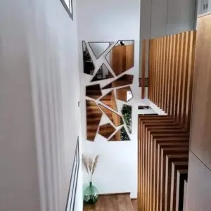 Compositions mirrors shapes with frame