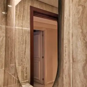 Frameless Arch Mirror