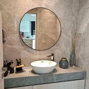 Bathroom Mirror with Frame