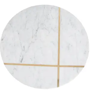 White Marble Tray-A