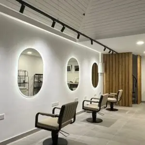 Oval mirror - LED lights