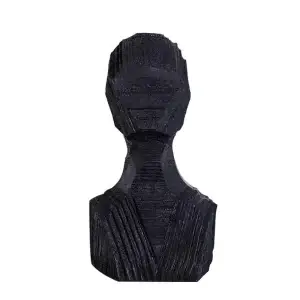 Black striped figure decoration