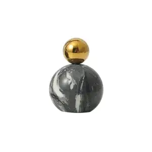 Double Ball ornament - Grey