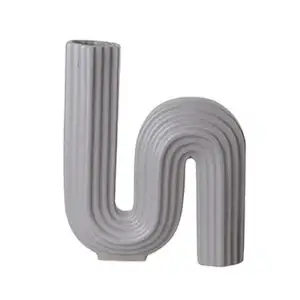 Grey geometric decoration A-B-C