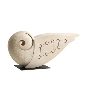 Wooden bird ornament