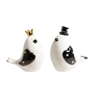 White and black lover bird (SET)