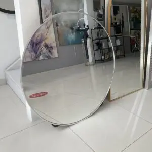 Round allouminium mirror