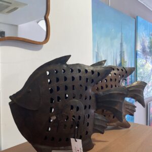 Fish with door for candles