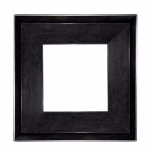 black corner frame with silver 5cm