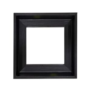 black corner frame with lines 4.5cm