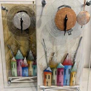 White and Gold Clocks