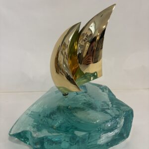 Ship on glass II