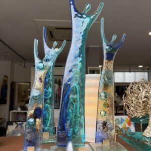 Figure in glass